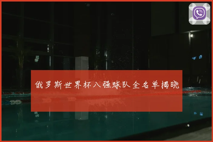 俄罗斯世界杯八强球队全名单揭晓